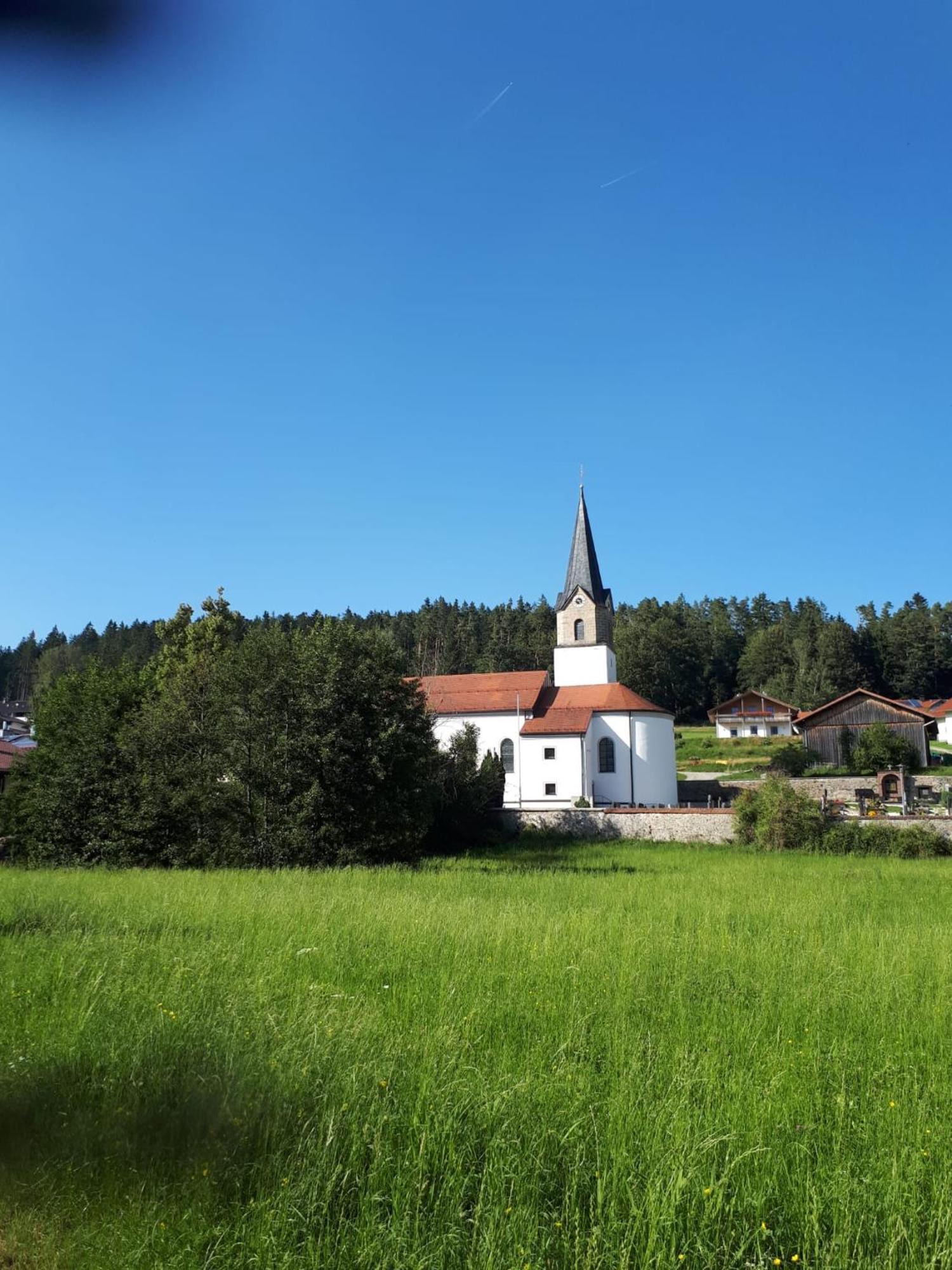 Ferienhaus Am Bach Lägenhet Achslach Exteriör bild